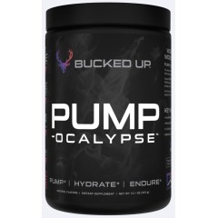 BUCKED UP, PREMIUM PUMP-OCALYPSE, пампинговый предтренировочный комплекс вкус Черника-Гранат, 372 г (30 порций)